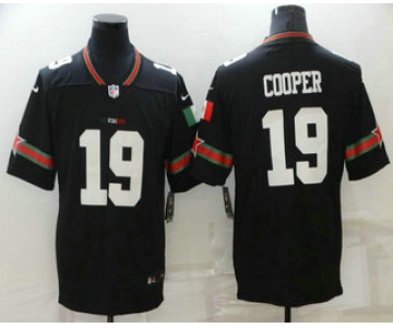 Men's Dallas Cowboys #19 Amari Cooper Black Mexico 2021 Vapor Untouchable Stitched Nike Limited Jersey