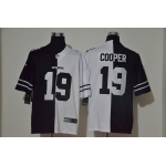 Men's Dallas Cowboys #19 Amari Cooper Black White Peaceful Coexisting 2020 Vapor Untouchable Stitched NFL Nike Limited Jersey