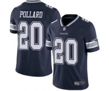 Men's Dallas Cowboys #20 tony pollard navy blue team color stitched football vapor untouchable limited Nike jersey