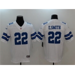 Men's Dallas Cowboys #22 Emmitt Smith White 2017 Vapor Untouchable Stitched NFL Nike Limited Jersey