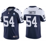 Men's Dallas Cowboys #54 Jaylon Smith Navy 60th Anniversary Vapor Untouchable Stitched NFL Nike Limited Jersey