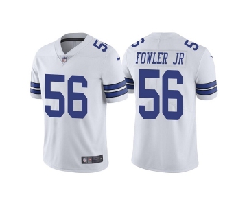 Men's Dallas Cowboys #56 Dante Fowler Jr. White Vapor Limited Stitched Jersey