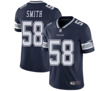 Men's Dallas Cowboys #58 Aldon Smith Limited Navy Team Color Vapor Untouchable Jersey