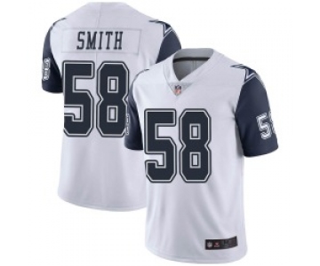 Men's Dallas Cowboys #58 Aldon Smith Limited White Color Rush Vapor Untouchable Jersey