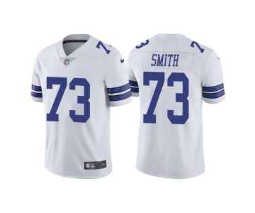 Men's Dallas Cowboys #73 Tyler Smith White Vapor Limited Stitched Jersey