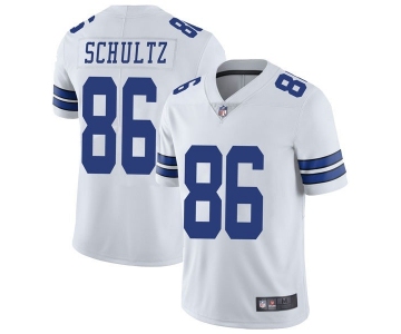 Men's Dallas Cowboys #86 Dalton Schultz White Vapor Untouchable Limited Stitched NFL Jersey