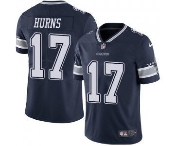 Men's Nike Dallas Cowboys #17 Allen Hurns Navy Blue Team Color Stitched NFL Vapor Untouchable Limited Jersey