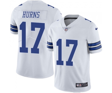 Men's Nike Dallas Cowboys #17 Allen Hurns White Stitched NFL Vapor Untouchable Limited Jersey