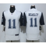 Nike Cowboys 11 Cole Beasley White Color Rush Limited Jersey