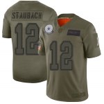 Nike Cowboys #12 Roger Staubach Camo Men's Stitched NFL Limited 2019 Salute To Service Jersey