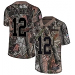 Nike Cowboys #12 Roger Staubach Camo Men's Stitched NFL Limited Rush Realtree Jersey