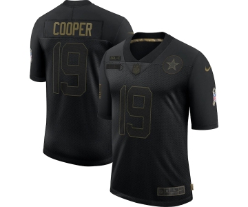 Nike Cowboys 19 Amari Cooper Black 2020 Salute To Service Limited Jersey