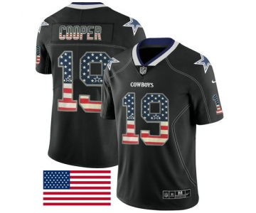 Nike Cowboys 19 Amari Cooper Black USA Flag Fashion Color Rush Limited Jersey