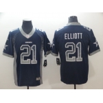 Nike Cowboys #21 Brice Elliott Navy Blue Team Color Men's Stitched NFL Limited Jersey