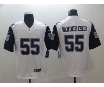 Nike Cowboys #55 Rolando VandereschWhite Men's Stitched NFL Limited Rush Jersey