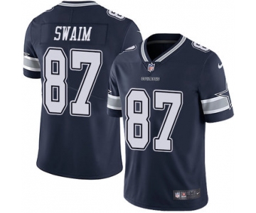 Nike Cowboys 87 Geoff Swaim Navy Blue Team Color Men's Stitched NFL Vapor Untouchable Limited Jersey