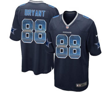 Nike Cowboys #88 Dez Bryant Navy Blue Team Color Men's Stitched NFL Limited Strobe Jersey