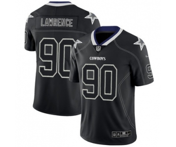 Nike Cowboys 90 DeMarcus Lawrence Black Shadow Legend Limited Jersey