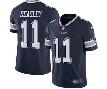 Nike Dallas Cowboys #11 Cole Beasley Navy Blue Team Color Men's Stitched NFL Vapor Untouchable Limited Jersey