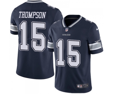 Nike Dallas Cowboys #15 Deonte Thompson Navy Blue Team Color Men's Stitched NFL Vapor Untouchable Limited Jersey