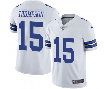 Nike Dallas Cowboys #15 Deonte Thompson White Men's Stitched NFL Vapor Untouchable Limited Jersey