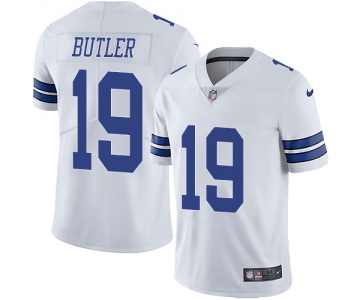 Nike Dallas Cowboys #19 Brice Butler White Men's Stitched NFL Vapor Untouchable Limited Jersey