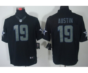 Nike Dallas Cowboys #19 Miles Austin Black Impact Limited Jersey