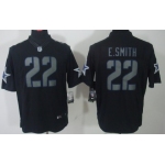 Nike Dallas Cowboys #22 Emmitt Smith Black Impact Limited Jersey