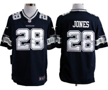 Nike Dallas Cowboys #28 Felix Jones Blue Limited Jersey