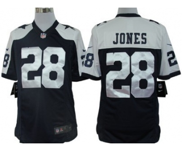 Nike Dallas Cowboys #28 Felix Jones Blue Thanksgiving Limited Jersey