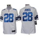 Nike Dallas Cowboys #28 Felix Jones White Limited Jersey