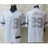 Nike Dallas Cowboys #29 DeMarco Murray Platinum White Limited Jersey