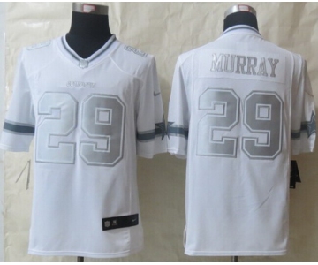 Nike Dallas Cowboys #29 DeMarco Murray Platinum White Limited Jersey