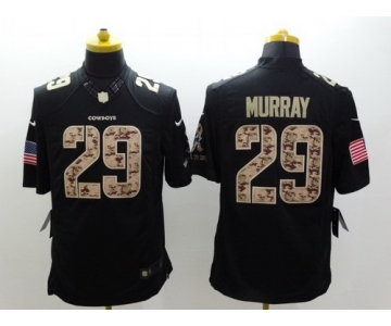 Nike Dallas Cowboys #29 DeMarco Murray Salute to Service Black Limited Jersey