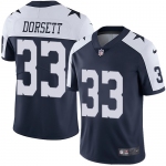 Nike Dallas Cowboys #33 Tony Dorsett Navy Blue Thanksgiving Men's Stitched NFL Vapor Untouchable Limited Throwback Jersey