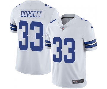 Nike Dallas Cowboys #33 Tony Dorsett White Men's Stitched NFL Vapor Untouchable Limited Jersey