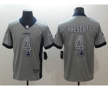 Nike Dallas Cowboys #4 Dak Prescott Drift Fashion Color Rush Limited Jersey