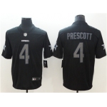 Nike Dallas Cowboys #4 Dal Prescott Black Impact Limited Jersey