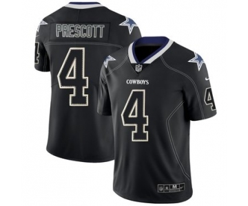 Nike Dallas Cowboys #4  Dal Prescott Black Shadow Legend Limited Jersey