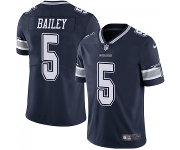 Nike Dallas Cowboys #5 Dan Bailey Navy Blue Team Color Men's Stitched NFL Vapor Untouchable Limited Jersey