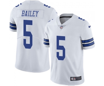 Nike Dallas Cowboys #5 Dan Bailey White Men's Stitched NFL Vapor Untouchable Limited Jersey