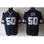 Nike Dallas Cowboys #50 Sean Lee Blue Limited Jersey