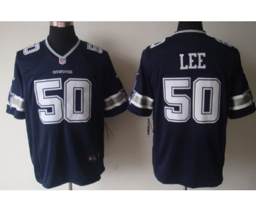 Nike Dallas Cowboys #50 Sean Lee Blue Limited Jersey