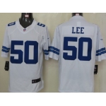 Nike Dallas Cowboys #50 Sean Lee White Limited Jersey