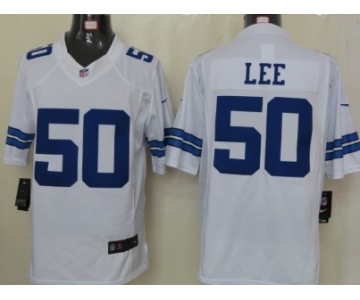 Nike Dallas Cowboys #50 Sean Lee White Limited Jersey