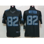 Nike Dallas Cowboys #82 Jason Witten Black Impact Limited Jersey