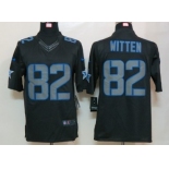 Nike Dallas Cowboys #82 Jason Witten Black Impact Limited Jersey