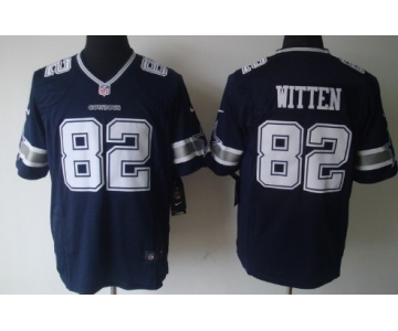 Nike Dallas Cowboys #82 Jason Witten Blue Limited Jersey