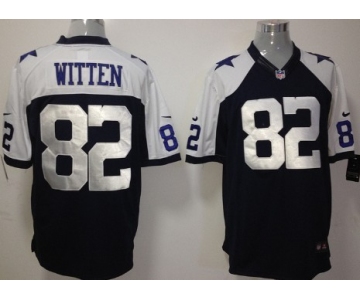 Nike Dallas Cowboys #82 Jason Witten Blue Thanksgiving Limited Jersey