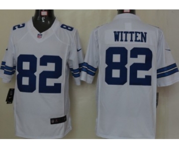 Nike Dallas Cowboys #82 Jason Witten White Limited Jersey